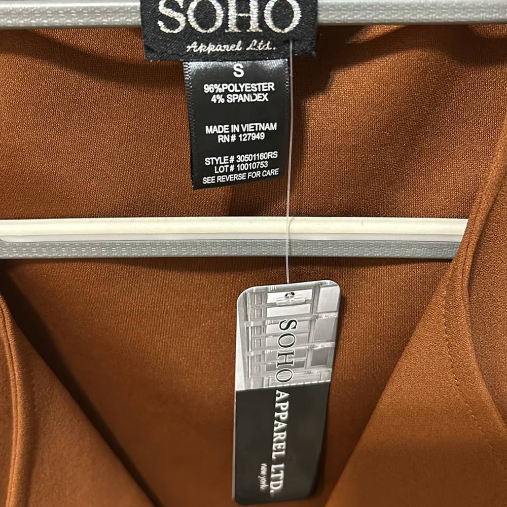 SOHO Women's Tan Jacket - Picture 2 of 5